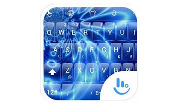 Theme x TouchPal Glass Blue Wave for Android - Download the APK from Habererciyes